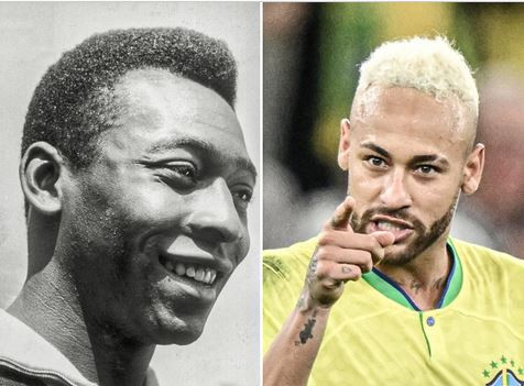 Neymar ties Pele's all-time record with Brazil at World Cup