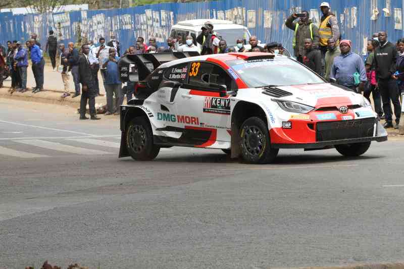 Safari Rally: Evans eclipses Ogier after first round in Naivasha