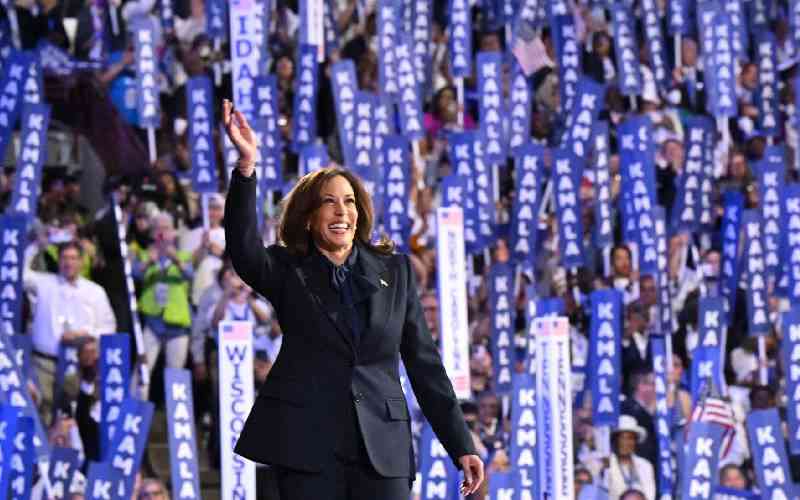 Kamala Harris hits out at Trum...