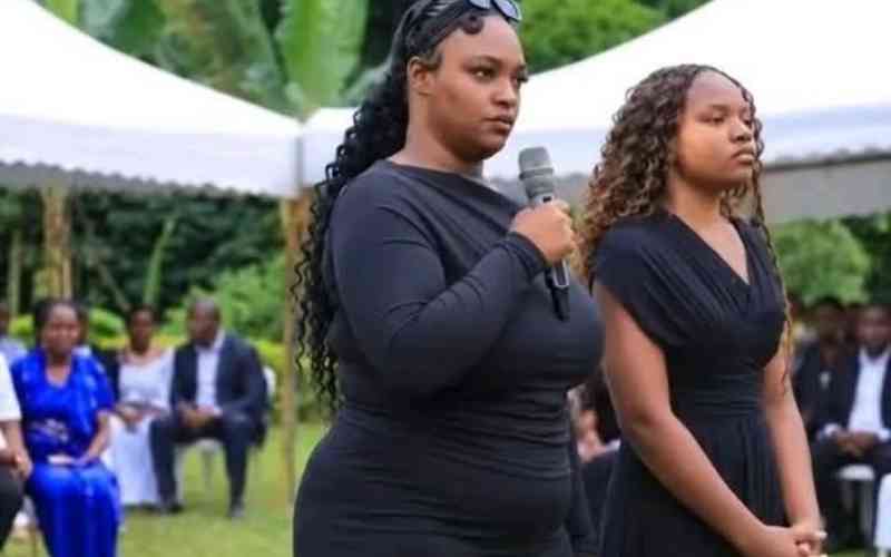 Creator Lynda Kebati slams father's family at his burial: 'Shame on you!'