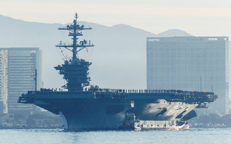 U.S. aircraft carrier deploys off Korean peninsula amid tensions with North