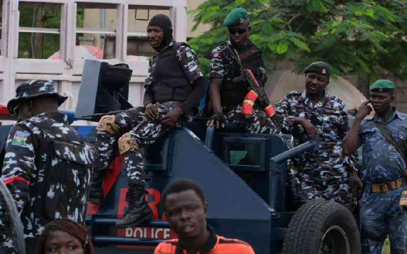 Nigerian authorities warn against calling for coup after protests