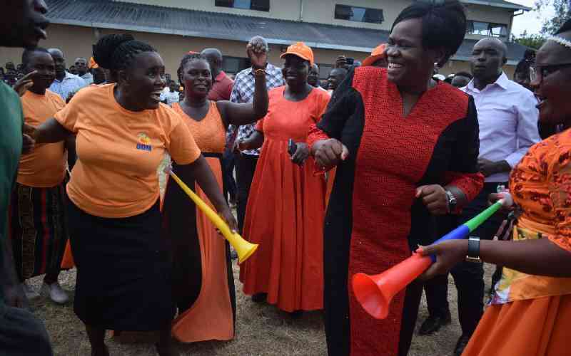 Wanga urges residents to shun critics as feud with deputy Magwanga deepens