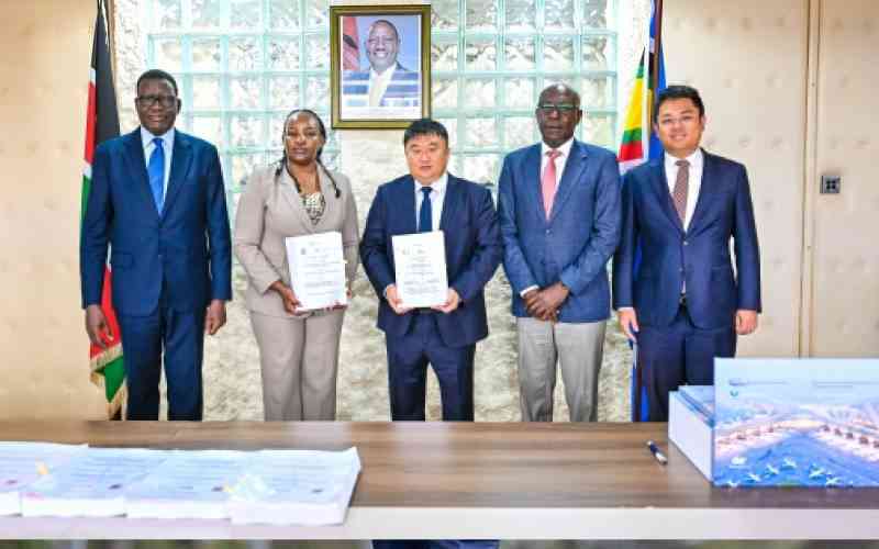 CRBC signs Sh154b JKIA expansion deal