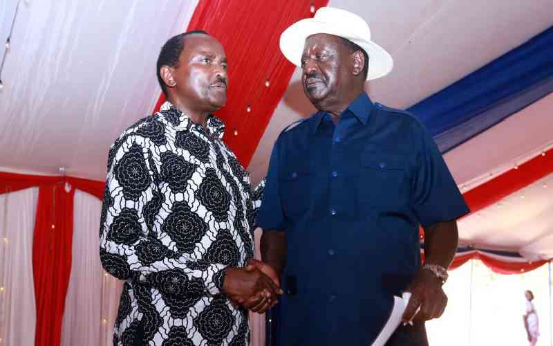 Kalonzo to meet Raila over future of the opposition