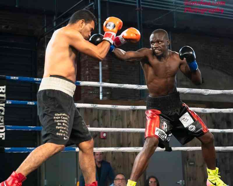 Okwiri loses to DR Congo's Kalombo on TKO in South Africa