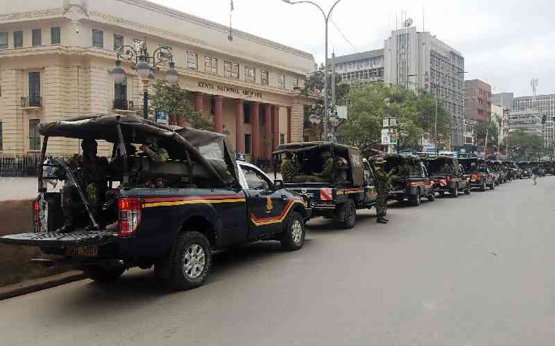 Police lockdown leaves towns deserted on Gen Z protest anniversary
