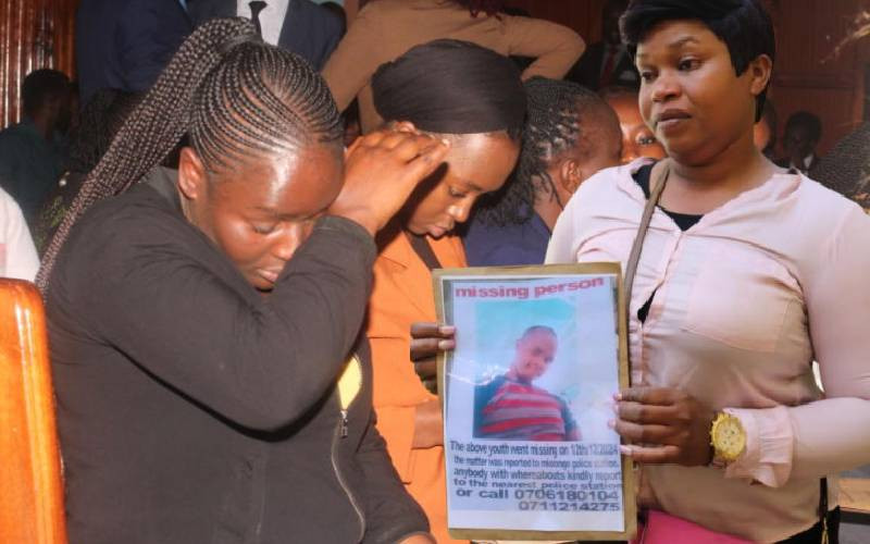 Families in agony as four abducted Mlolongo friends remain missing