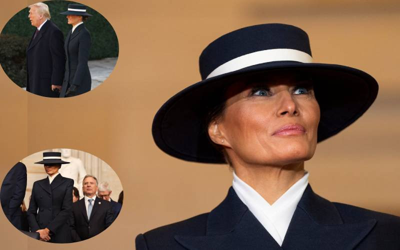 Melania Trump's hat that stole the show at inauguration