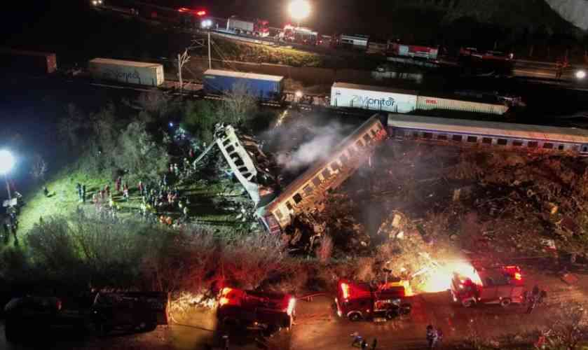  At least 32 people killed in train collision in northern Greece