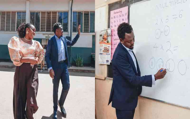 George Ruto meets Teacher Cillah after weeks of viral banter