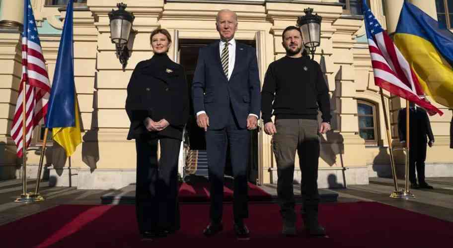 Biden in Ukraine ahead of war anniversary: 'Kyiv stands'