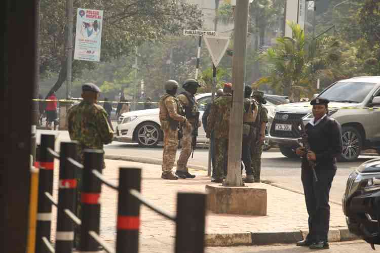 Security tightened outside Parliament ahead of Gachagua impeachment debate