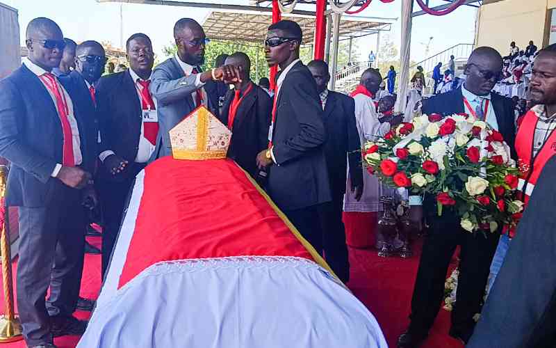 End of an era as controversial Father Pesa buried