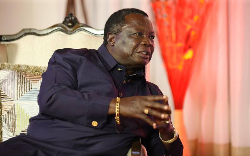 Francis Atwoli urges Kalonzo to focus on campaigns
