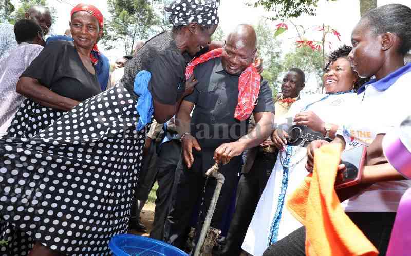Kakamega employs solar to pump piped water to locals