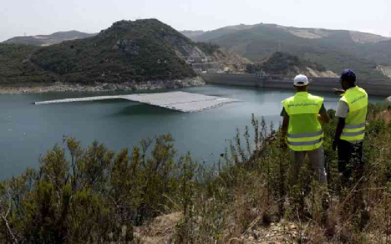 Morocco tests floating solar panels to save water, generate power