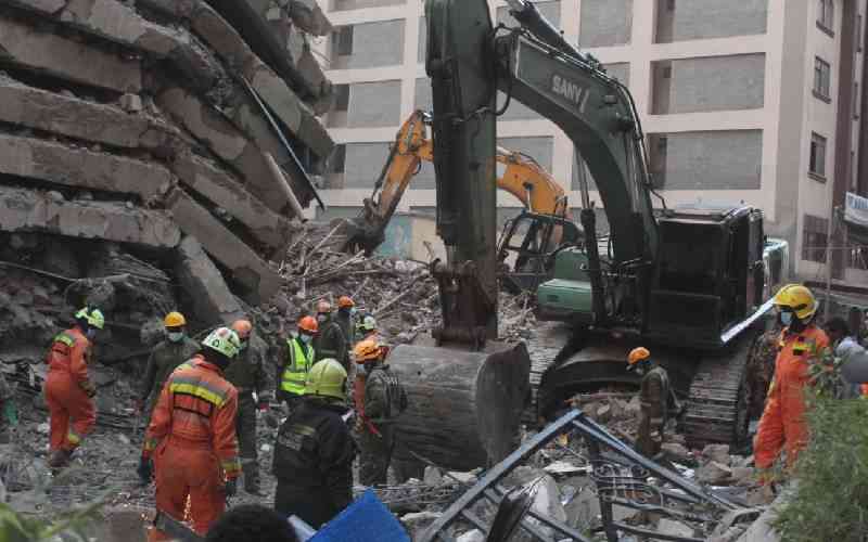 Sakaja blames change of use, unclear approvals in Eastleigh collapsed building