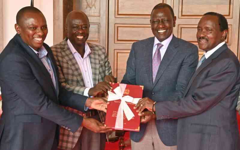 Ruto receives Nadco report promises to act on reforms