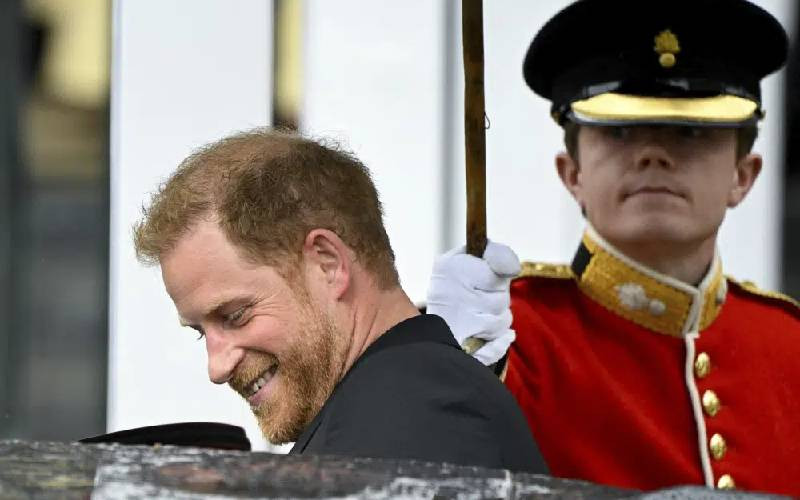 Prince Harry an odd man out at father's coronation spectacle