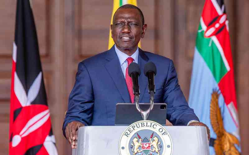 Ruto calls for cessation of hostilities in Eastern DRC