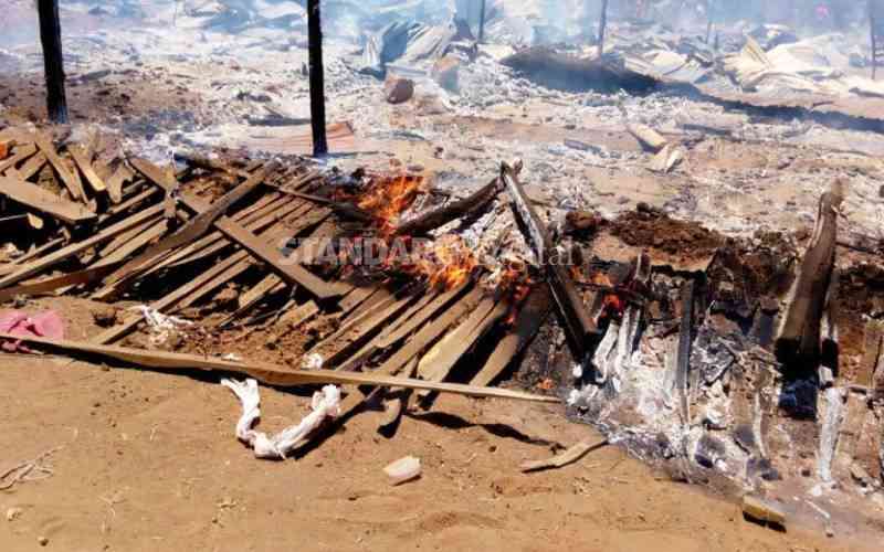 Traders count losses after fire destroys shops