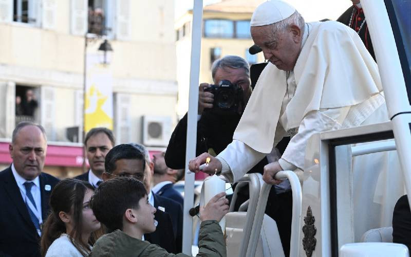 Pope Francis makes first visit to Corsica