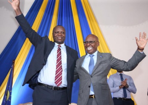 Wanjigi, Kigame unveil running mates