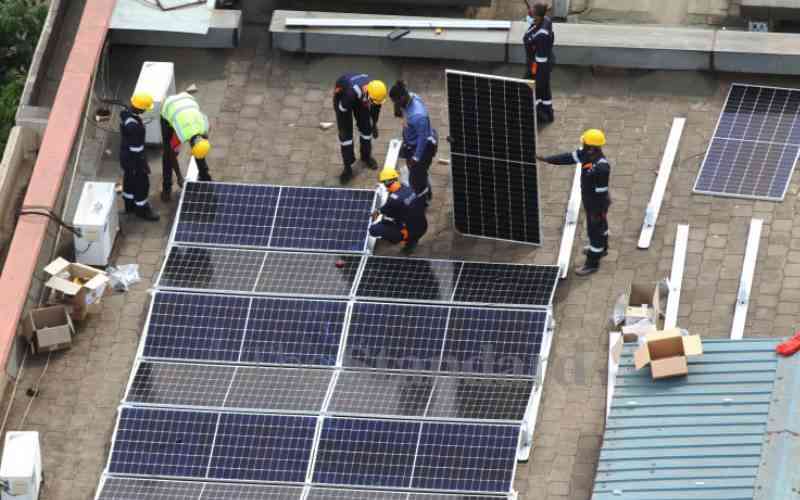 Murang'a turns to solar energy owing to skyrocketing to  electric bills