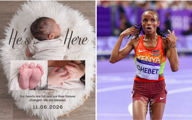 Olympic champion Beatrice Chebet announces birth of first child