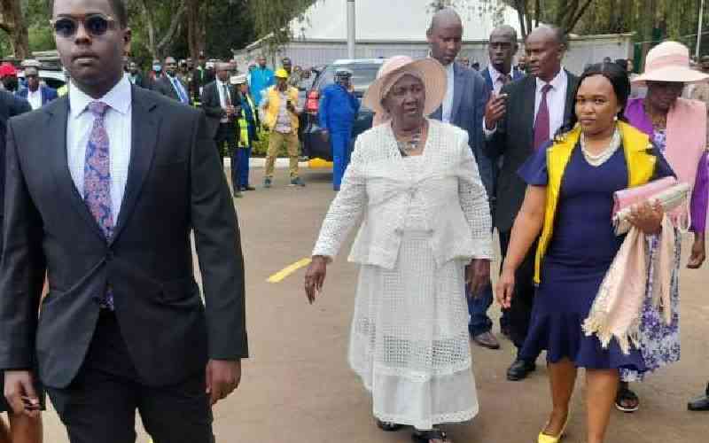DP Ruto's mother misses acceptance speech after evacuation from Bomas