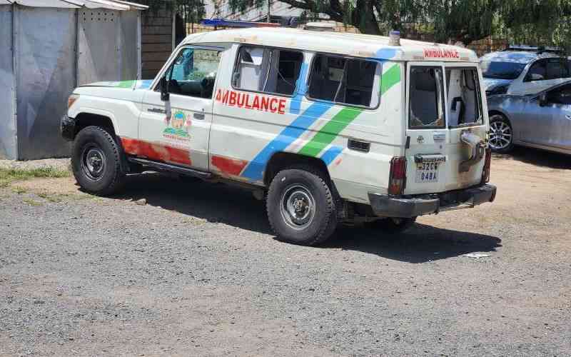 Rescue turns tragic as ambulance hits and kills a minor in Naivasha