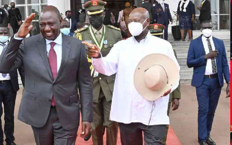 Let's have a border-less EAC to promote trade, Ruto echoes Muhoozi