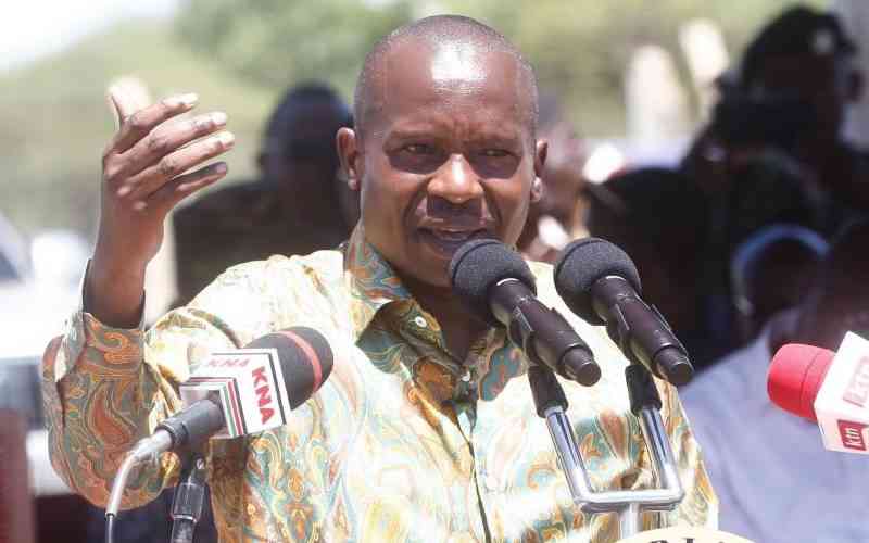 Kindiki: Focus shifts to development after restoring security in Baringo