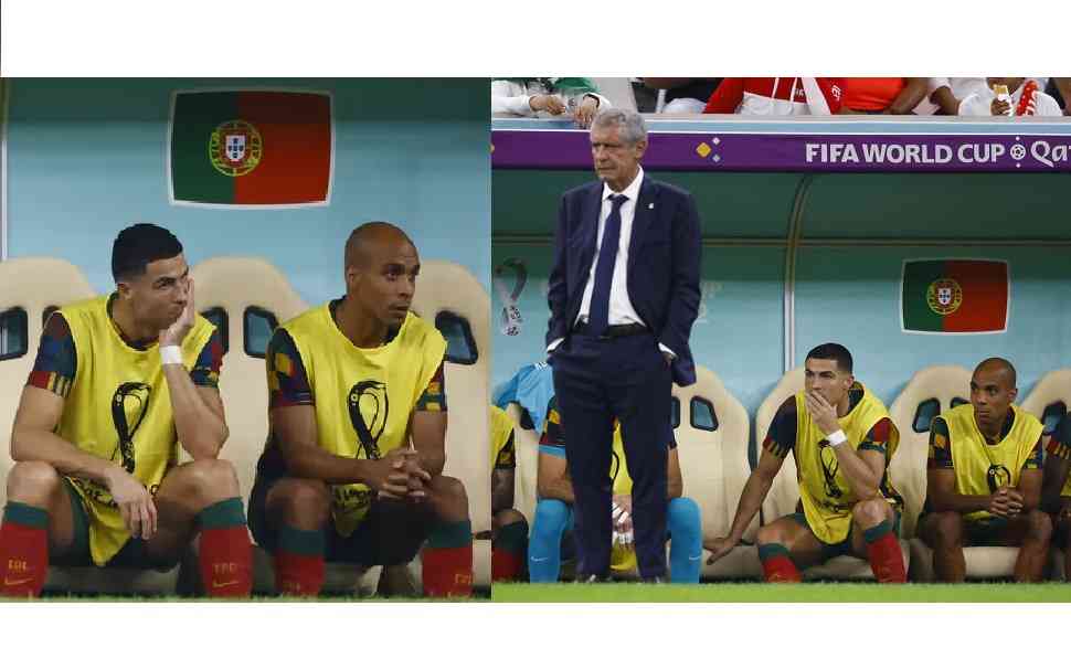 Portugal coach breaks silence on reports that Ronaldo threatened to leave World Cup after being benched