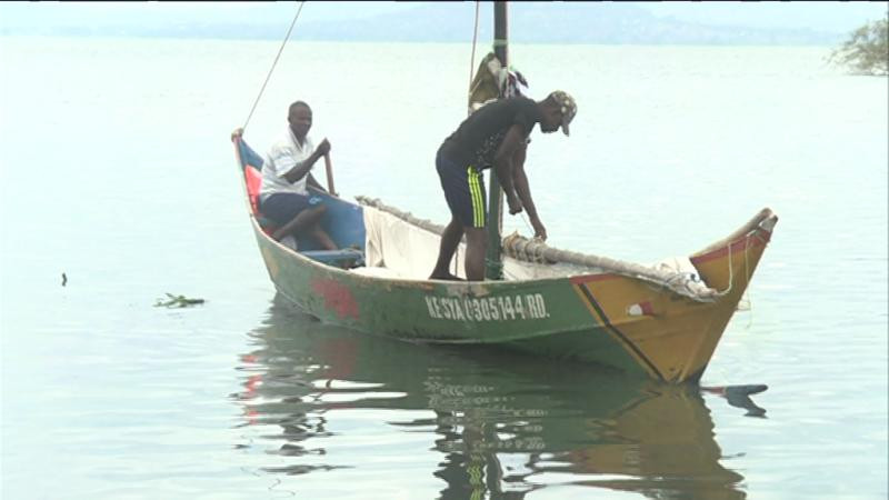 At Luanda Kotieno, fishermen s...