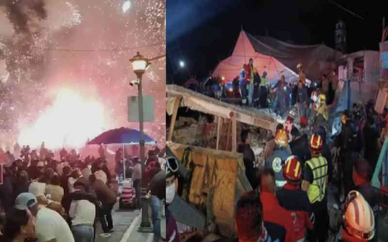 Two priests caught in deadly church fireworks blast that killed 10