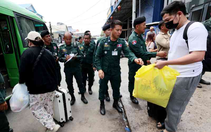 Cambodia deports more than 600 Thais linked to cyberscams: minister