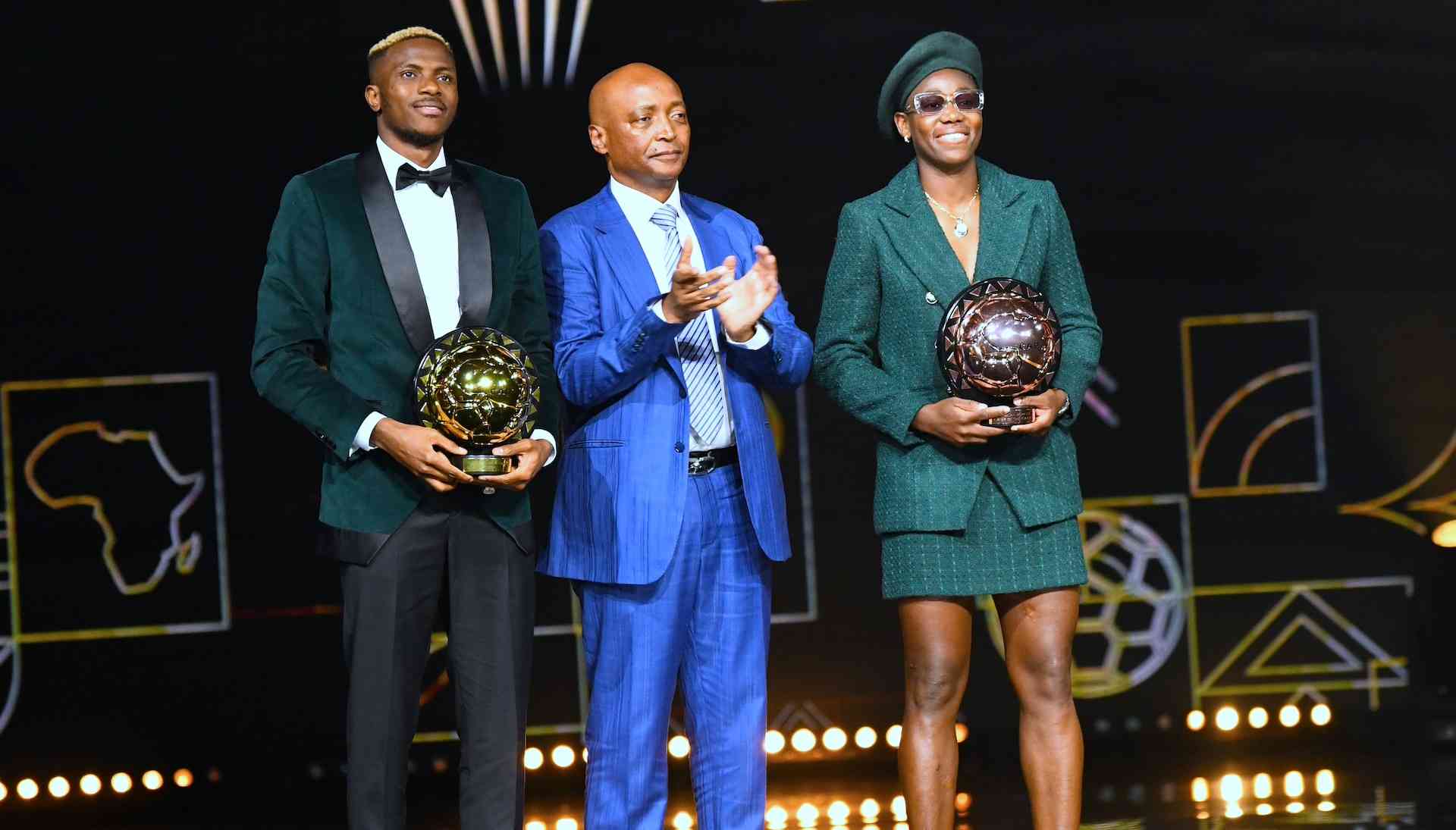 Nigerian duo Osimhen and Oshoala named African player of the year