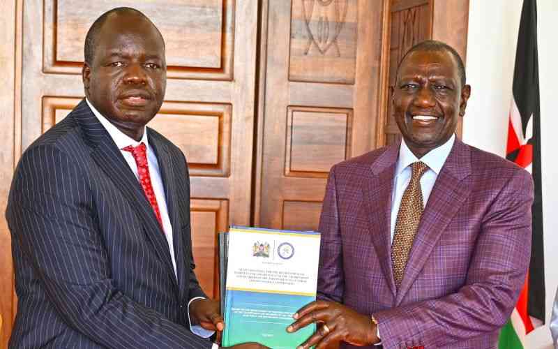 Ruto receives IEBC nominees report, to submit names to Parliament