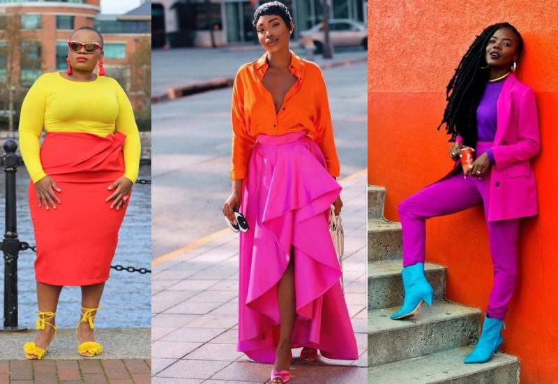How to pull a bold colour combination outfit