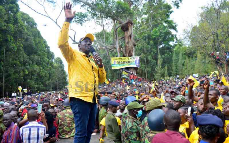 Azimio planning to reject election results, claims Ruto and allies