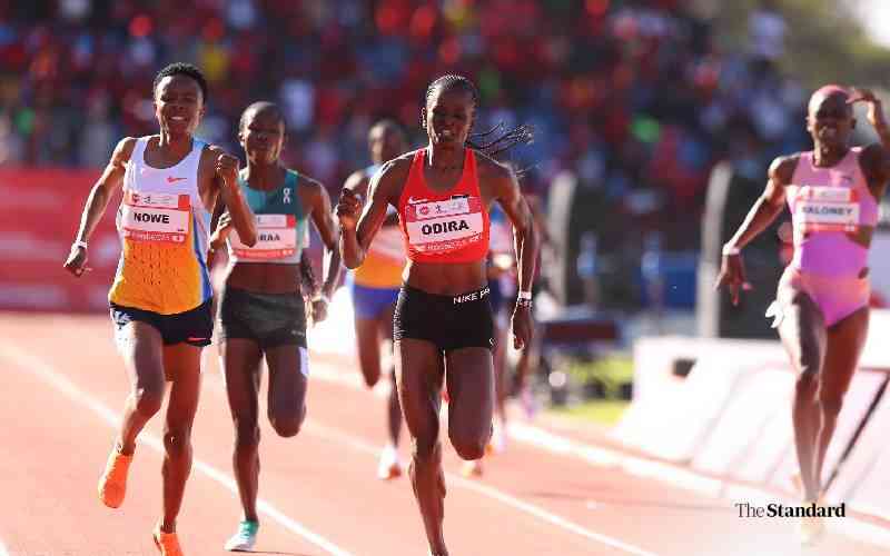 Odira shines as Omanyala is stunned in Kip Keino Classic