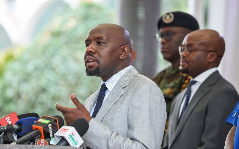 DCI is after demo planners, Murkomen says