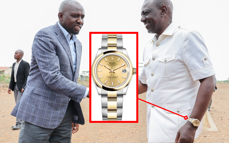Fashion check: Ruto dons Sh1.6 million Rolex Datejust watch in Marsabit