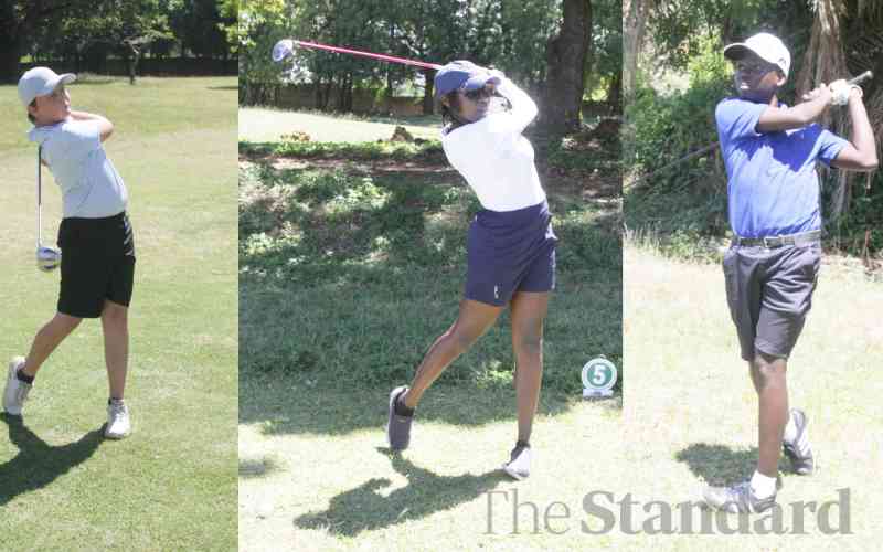 Young golfers recorded mixed pot of results at Diamond Leisure Course in Diani