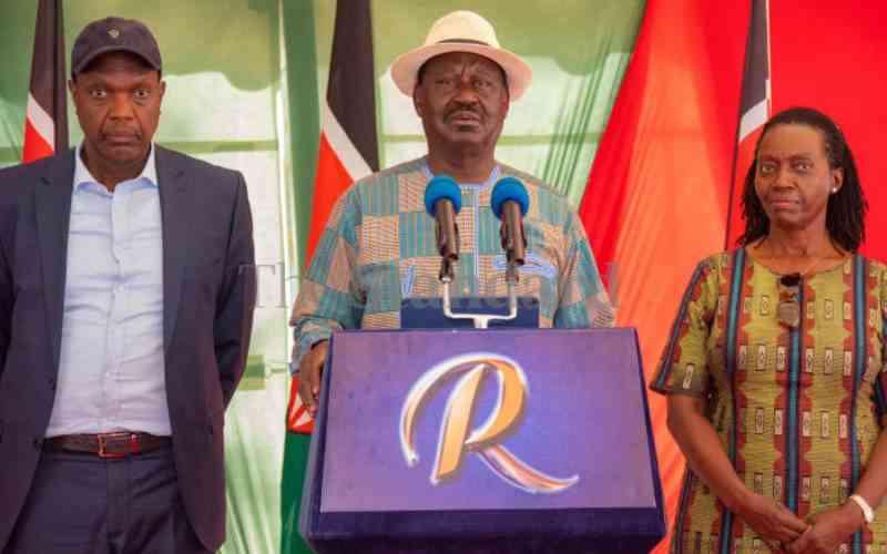 Raila tells hooligans to keep off Azimio rallies