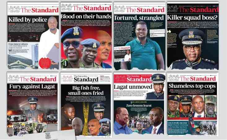 How 'Standard' covered the Ojwang' murder