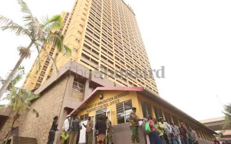 7-day passport clearance still elusive for hundreds turning up at Nyayo House