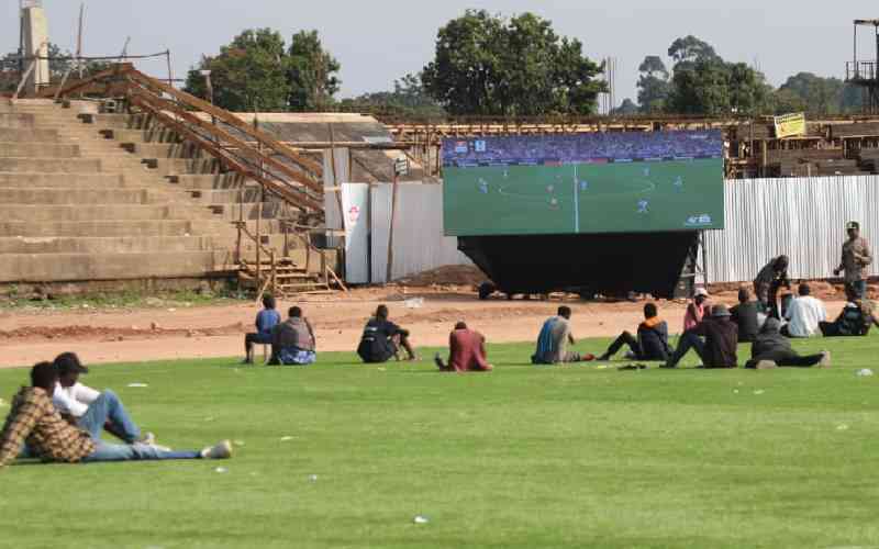 Kakamega's Bukhungu Stadium turned into a fan zone as Kenya takes on Madagascar